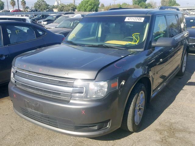 2FMGK5B85FBA21079 - 2015 FORD FLEX SE GRAY photo 2