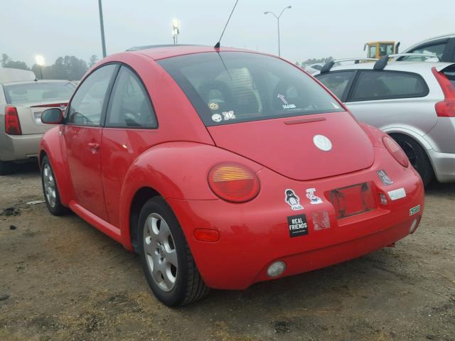 3VWCK21C62M423383 - 2002 VOLKSWAGEN NEW BEETLE RED photo 3