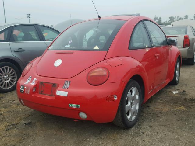 3VWCK21C62M423383 - 2002 VOLKSWAGEN NEW BEETLE RED photo 4