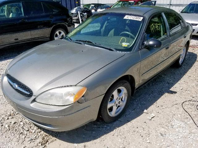 1FAFP552X2G261665 - 2002 FORD TAURUS SES BROWN photo 2