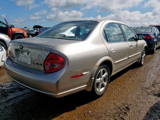 JN1CA31A31T110661 - 2001 NISSAN MAXIMA GXE GOLD photo 4