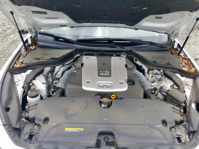 JN1BV7AP7EM674194 - 2014 INFINITI Q50 BASE WHITE photo 7