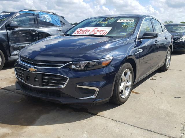 1G1ZB5ST4JF170147 - 2018 CHEVROLET MALIBU LS 蓝色 照片 2