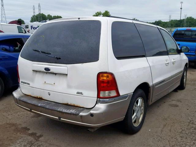 2FMDA53432BA52312 - 2002 FORD WINDSTAR S WHITE photo 4