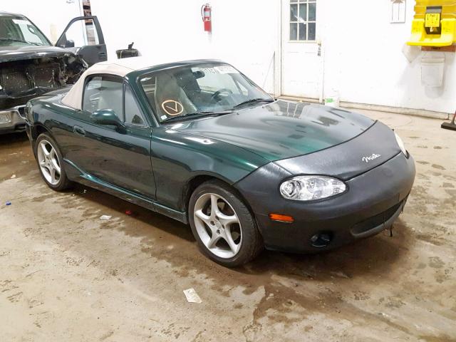 JM1NB353730302023 - 2003 MAZDA MX-5 MIATA GREEN photo 1