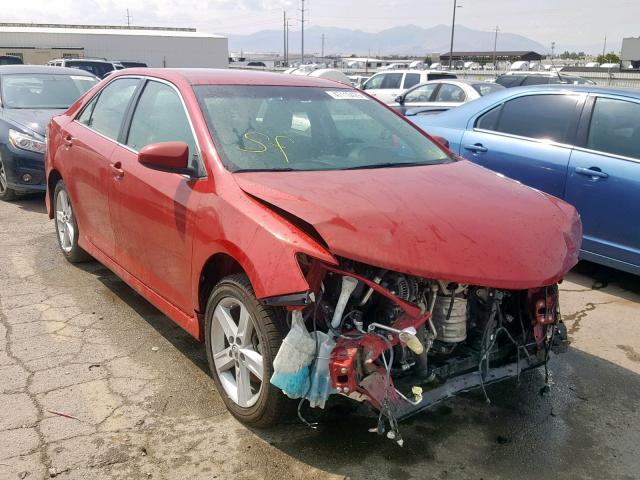 4T1BF1FK4DU683143 - 2013 TOYOTA CAMRY L BURGUNDY photo 1
