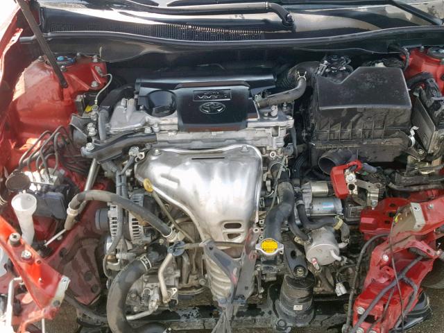 4T1BF1FK4DU683143 - 2013 TOYOTA CAMRY L BURGUNDY photo 7