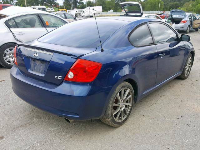 JTKDE177750047361 - 2005 TOYOTA SCION TC ლურჯი ფოტო 4