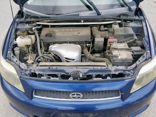 JTKDE177750047361 - 2005 TOYOTA SCION TC ლურჯი ფოტო 7