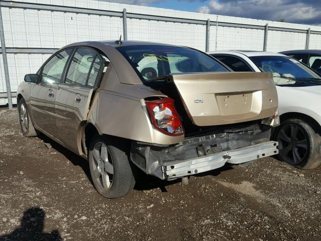 1G8AL55F46Z166249 - 2006 SATURN ION LEVEL GOLD photo 3