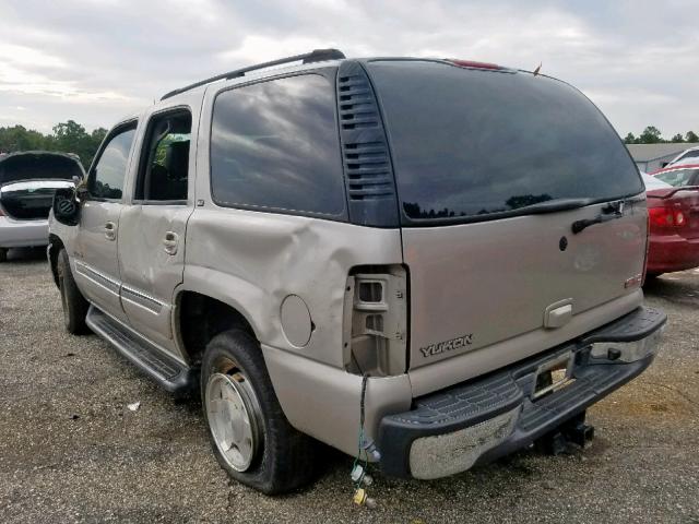 1GKEC13T15R155849 - 2005 GMC YUKON SILVER photo 3