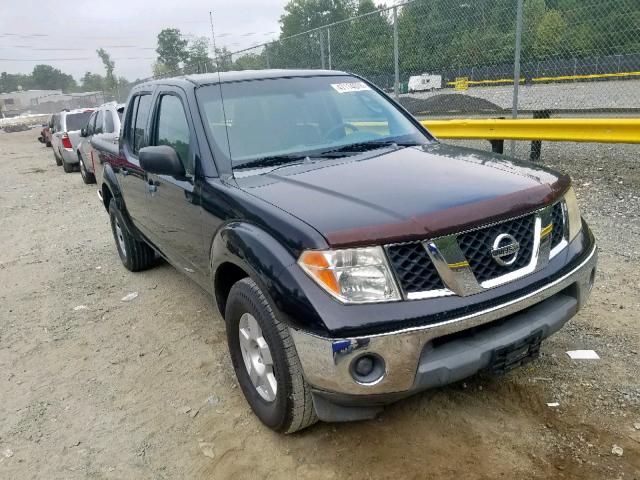 1N6AD07U46C406045 - 2006 NISSAN FRONTIER C BLACK photo 1