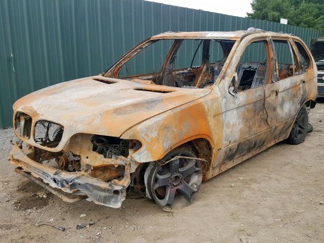 5UXFA13516LY47328 - 2006 BMW X5 3.0I BURN photo 2