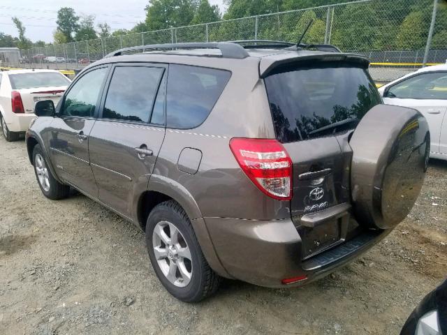 2T3YF4DV7BW076862 - 2011 TOYOTA RAV4 LIMIT BROWN photo 3