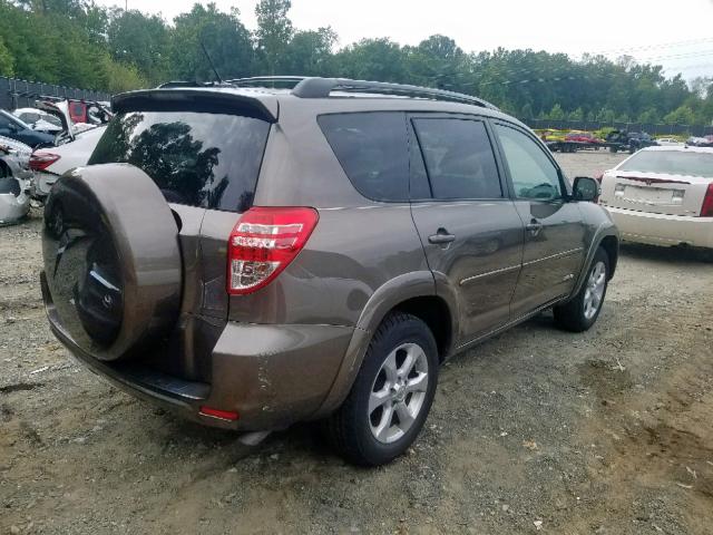 2T3YF4DV7BW076862 - 2011 TOYOTA RAV4 LIMIT BROWN photo 4