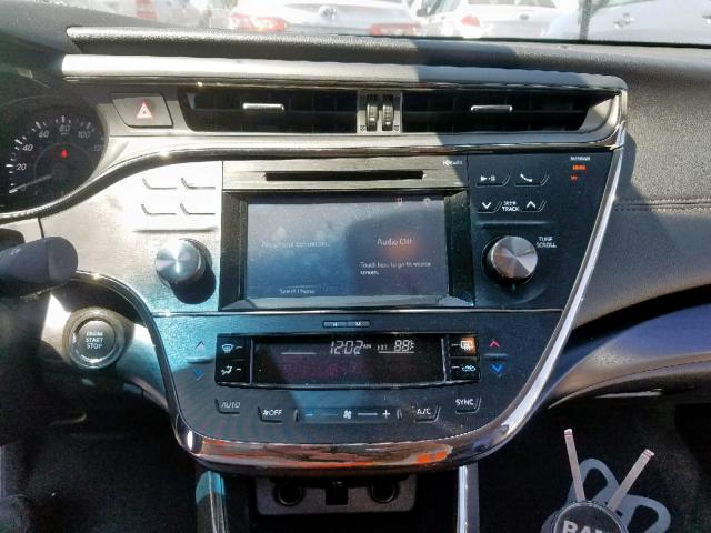 4T1BK1EB0HU258280 - 2017 TOYOTA AVALON XLE  photo 9