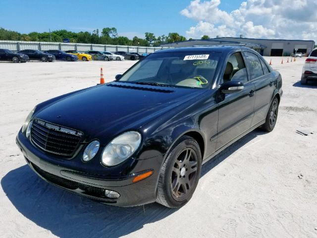 WDBUF65J65A702666 - 2005 MERCEDES-BENZ E 320 BLACK photo 2