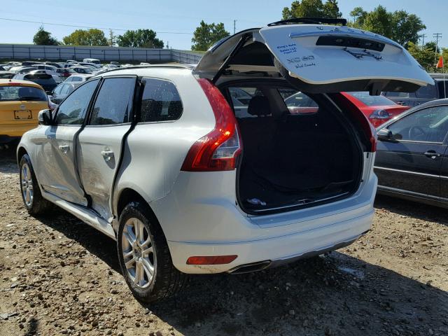 YV440MDJ5F2681763 - 2015 VOLVO XC60 T5 WHITE photo 3