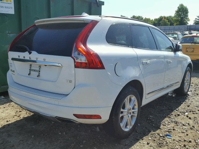 YV440MDJ5F2681763 - 2015 VOLVO XC60 T5 WHITE photo 4