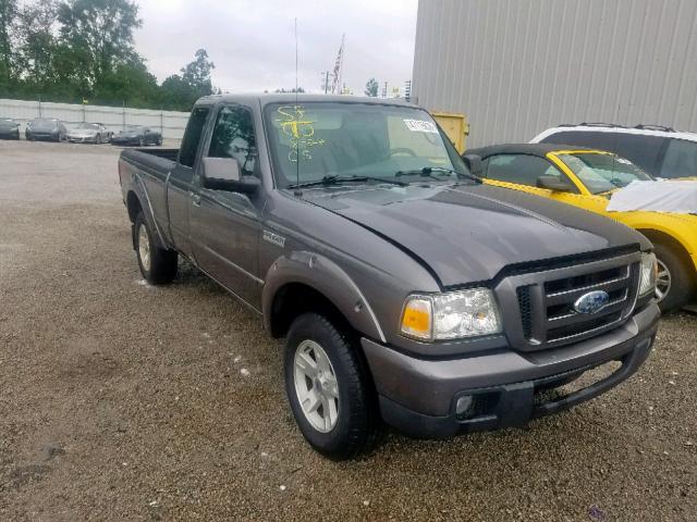 1FTYR14U06PA32510 - 2006 FORD RANGER SUP GRAY photo 1