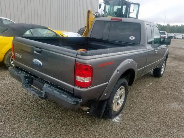 1FTYR14U06PA32510 - 2006 FORD RANGER SUP GRAY photo 4