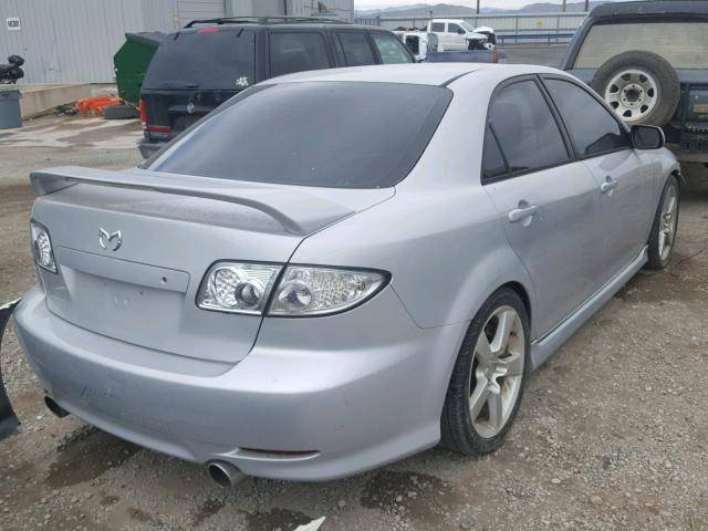 1YVFP80D335M51514 - 2003 MAZDA 6 S SILVER photo 4