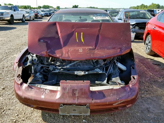 1G8ZH52842Z205667 - 2002 SATURN SL1 BURGUNDY photo 9