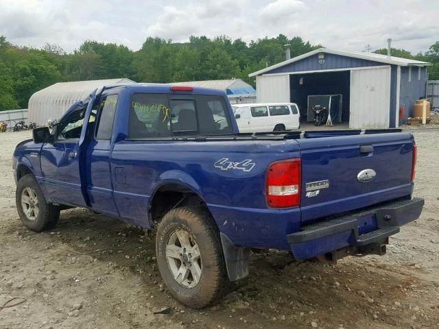 1FTZR15E86PA55190 - 2006 FORD RANGER SUP BLUE photo 3