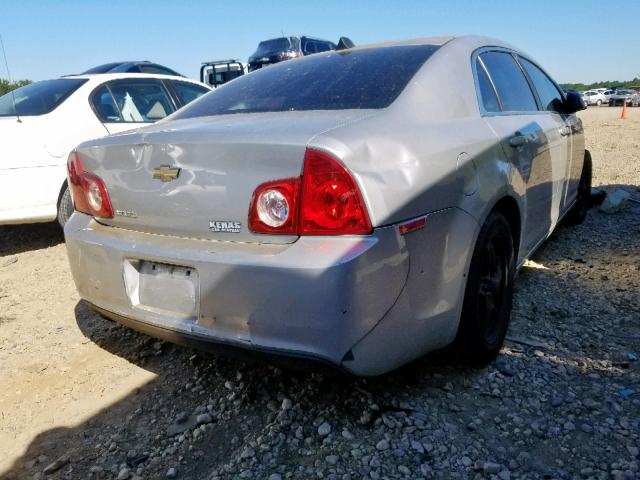 1G1ZA5EU3CF233345 - 2012 CHEVROLET MALIBU LS SILVER photo 4