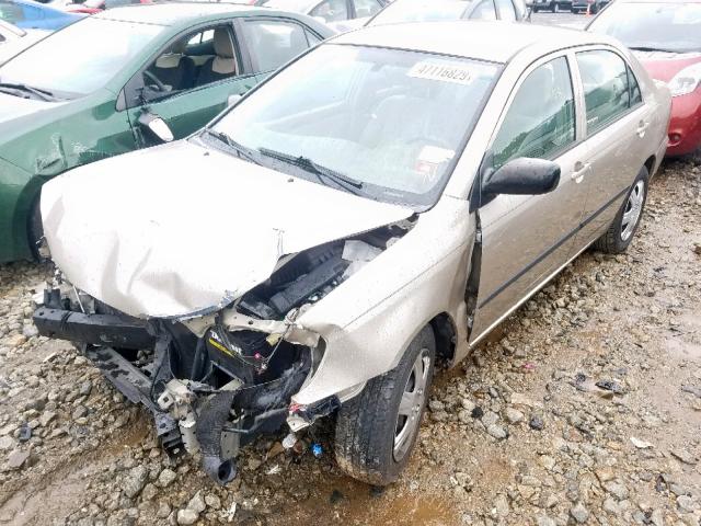 2T1BR32E08C938848 - 2008 TOYOTA COROLLA CE GOLD photo 2