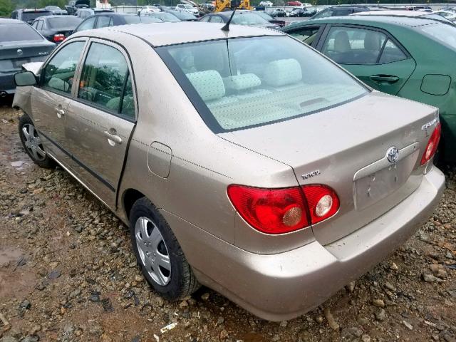 2T1BR32E08C938848 - 2008 TOYOTA COROLLA CE GOLD photo 3