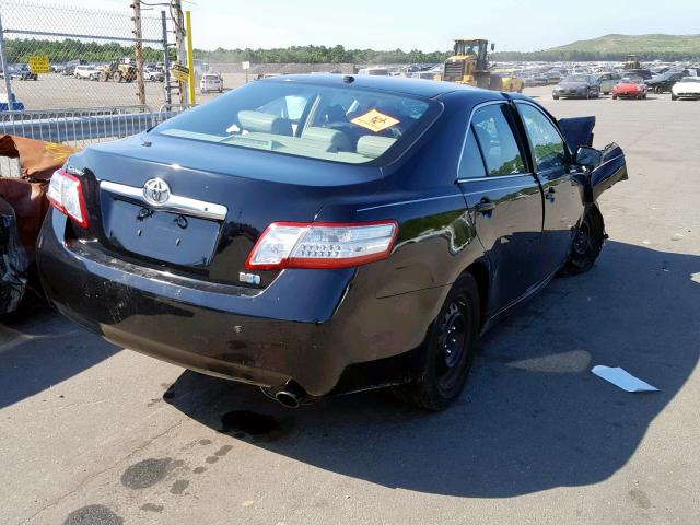 4T1BB3EK5AU125743 - 2010 TOYOTA CAMRY HYBR BLACK photo 4