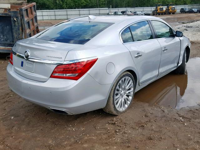 1G4GF5G38FF248220 - 2015 BUICK LACROSSE P SILVER photo 4