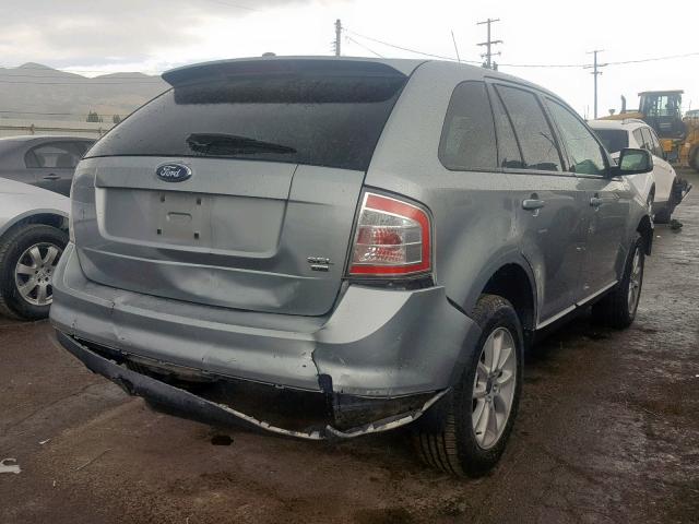 2FMDK48C97BA71333 - 2007 FORD EDGE SEL SILVER photo 4