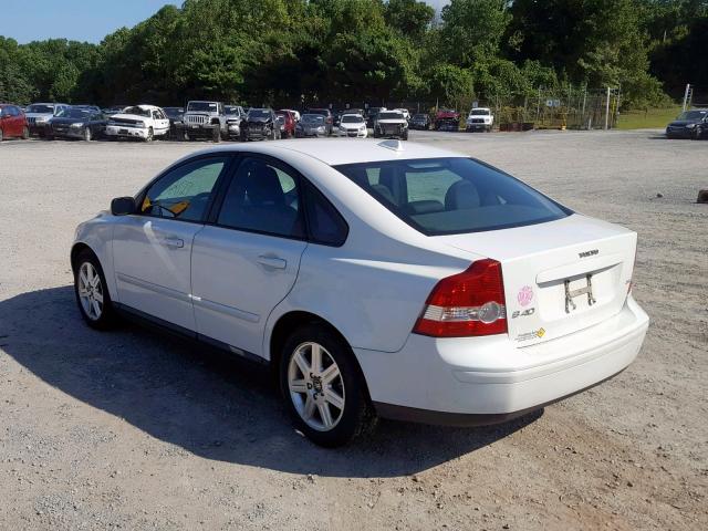 YV1MS382862213031 - 2006 VOLVO S40 2.4I WHITE photo 3