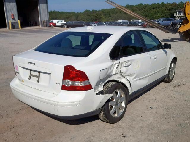 YV1MS382862213031 - 2006 VOLVO S40 2.4I WHITE photo 4