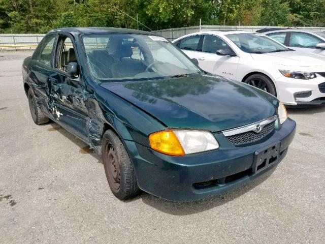 JM1BJ2225Y0290022 - 2000 MAZDA PROTEGE DX GREEN photo 1