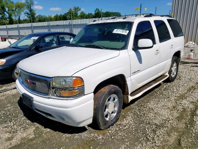 1GKEK63U14J114191 - 2004 GMC YUKON DENA WHITE photo 2