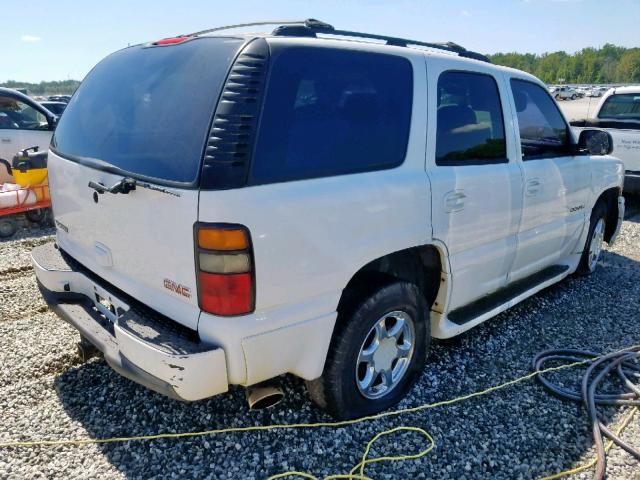 1GKEK63U14J114191 - 2004 GMC YUKON DENA WHITE photo 4