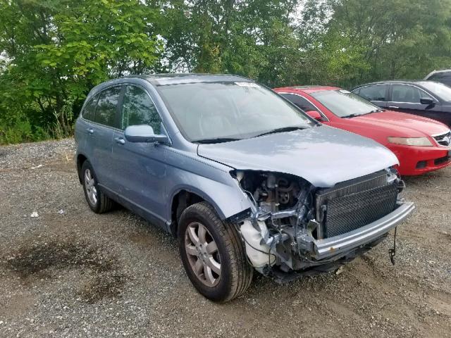 5J6RE48727L000831 - 2007 HONDA CR-V EXL BLUE photo 1