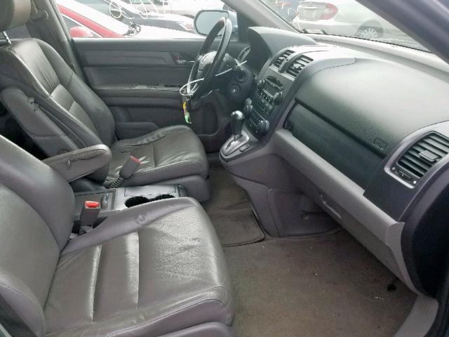 5J6RE48727L000831 - 2007 HONDA CR-V EXL BLUE photo 5