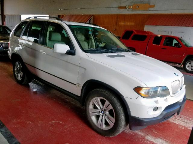 5UXFB53566LV23134 - 2006 BMW X5 4.4I WHITE photo 1