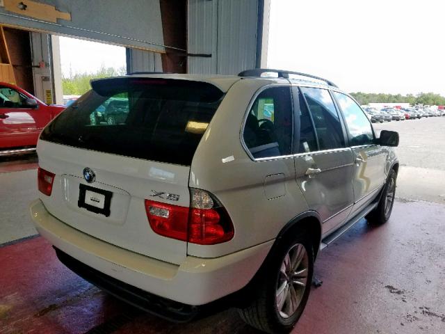 5UXFB53566LV23134 - 2006 BMW X5 4.4I WHITE photo 4