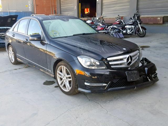 WDDGF4HB9DA863315 - 2013 MERCEDES-BENZ C 250 BLACK photo 1