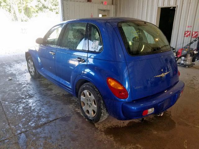 3C4FY48B25T511879 - 2005 CHRYSLER PT CRUISER BLUE photo 3