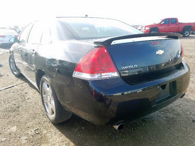 2G1WD58C379360740 - 2007 CHEVROLET IMPALA SUP Қара фото 3