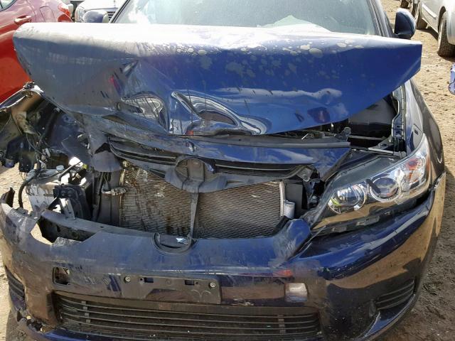 JTKJF5C76B3003164 - 2011 TOYOTA SCION TC ლურჯი ფოტო 7