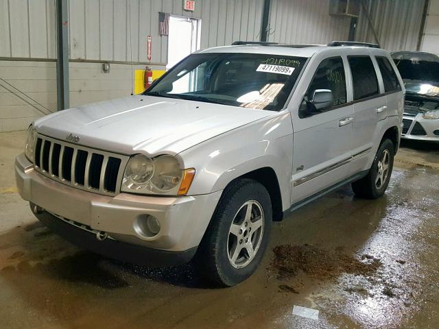 1J4GR48K06C312953 - 2006 JEEP GRAND CHER SILVER photo 2