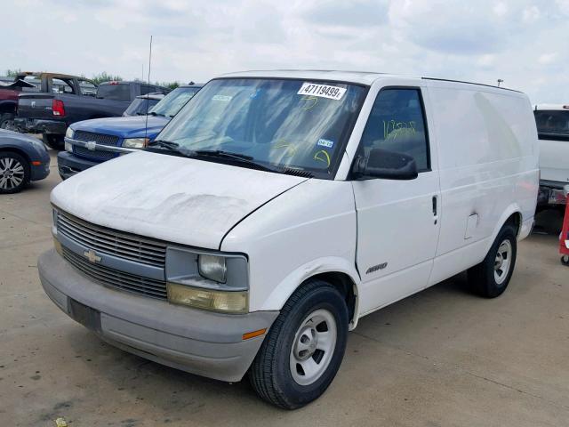 1GCDM19W91B148544 - 2001 CHEVROLET ASTRO WHITE photo 2