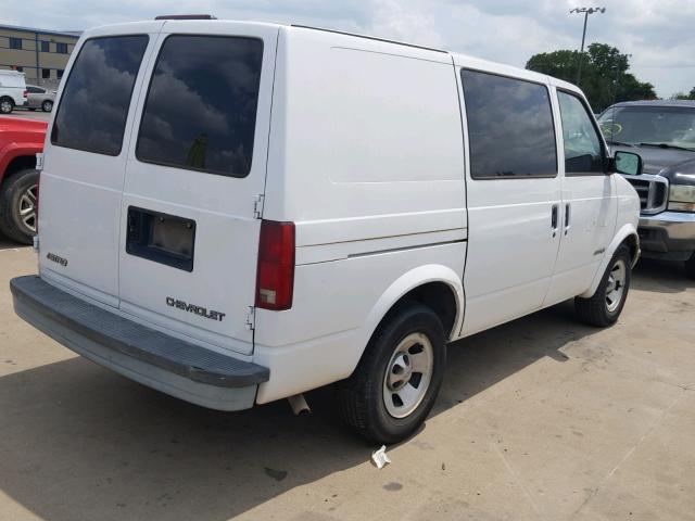 1GCDM19W91B148544 - 2001 CHEVROLET ASTRO WHITE photo 4